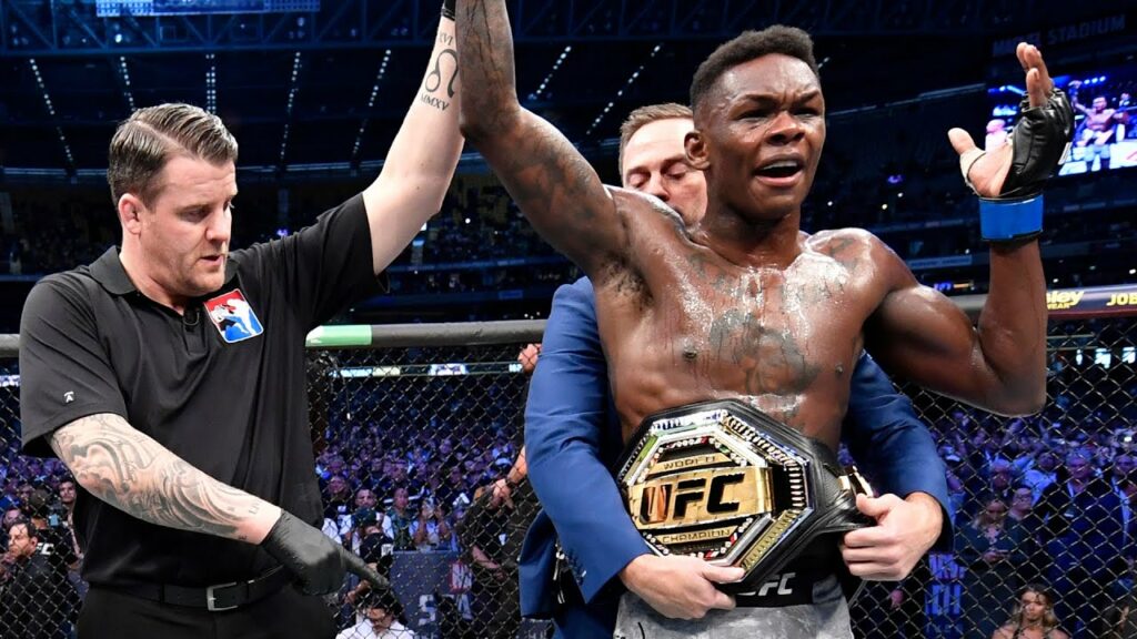 Crowning Moment: Israel Adesanya Knocks Out Robert Whittaker to Start Middleweight Reign 👑