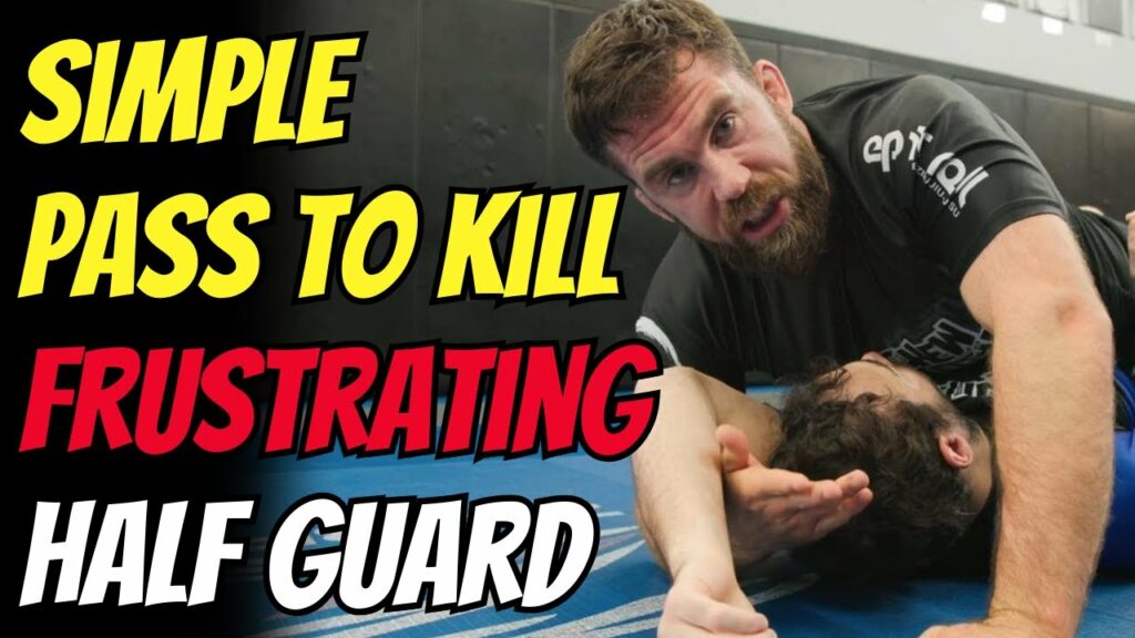 Crush Half Guard with this Slow Smash-Style Guard Pass (Finishes in Mount)