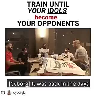 Cyborg talks about the time he found himself face to face with the legend himself...