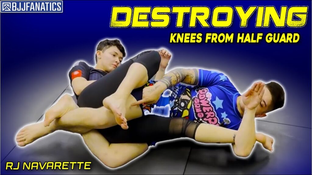 DEADLY Kneebar from Half Guard - BJJ Submission Tutorial