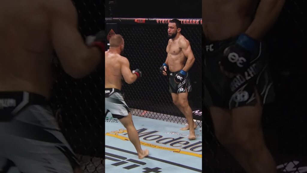 DESTROYED his legs 🤕 #UFCVegas108