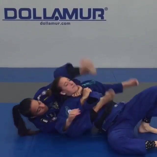 DLR Sweep to choke or Armbar by Leticia Ribeiro