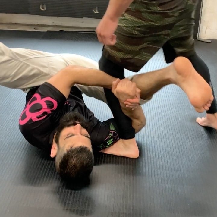 DLR to Mantis GuardScorpion Tail SweepSpinning Outside Heelhook