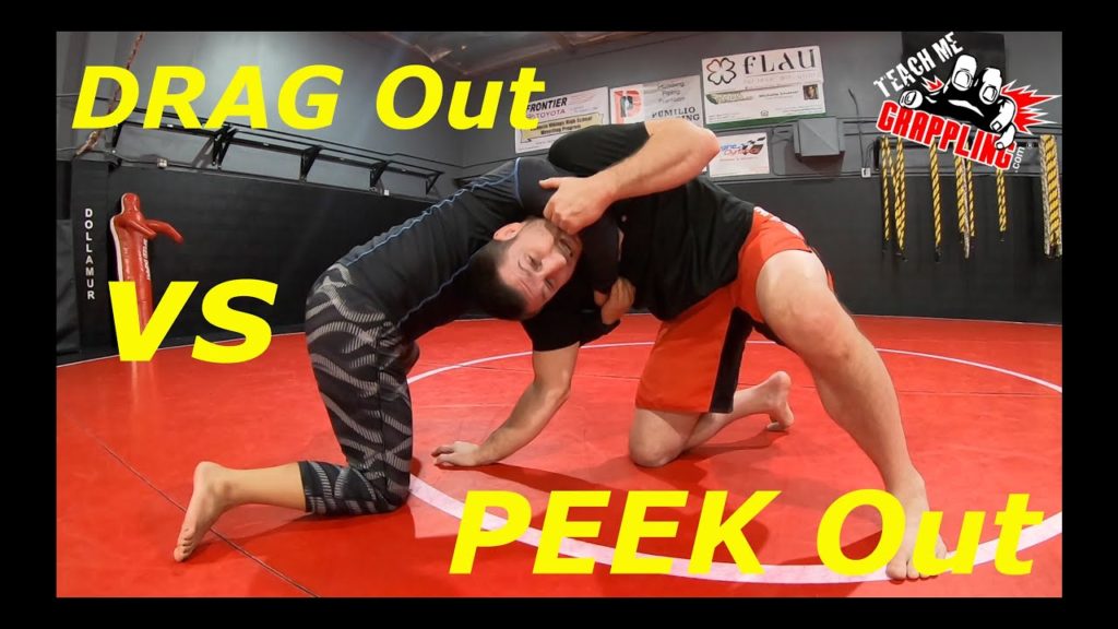 DRAG Out vs PEEK Out in the FRONT HEADLOCK!