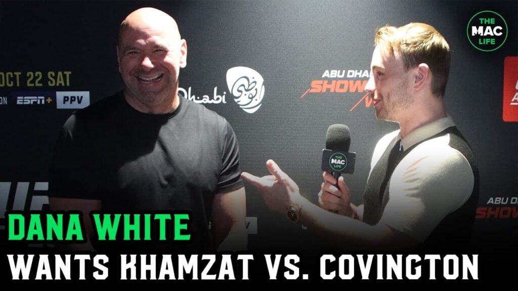 Dana White: "I'll get Khamzat Chimaev vs. Colby Covington done as co-main for Leon vs. Usman 3"