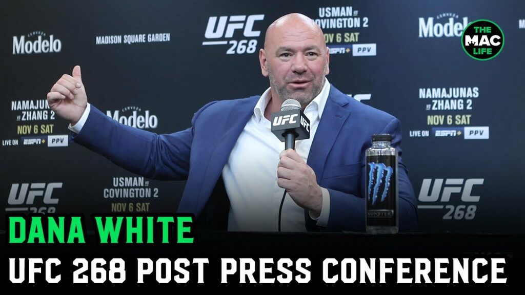 Dana White: If Kamaru Usman doesn’t exist, Colby Covington is the champion | UFC 268 Post Presser