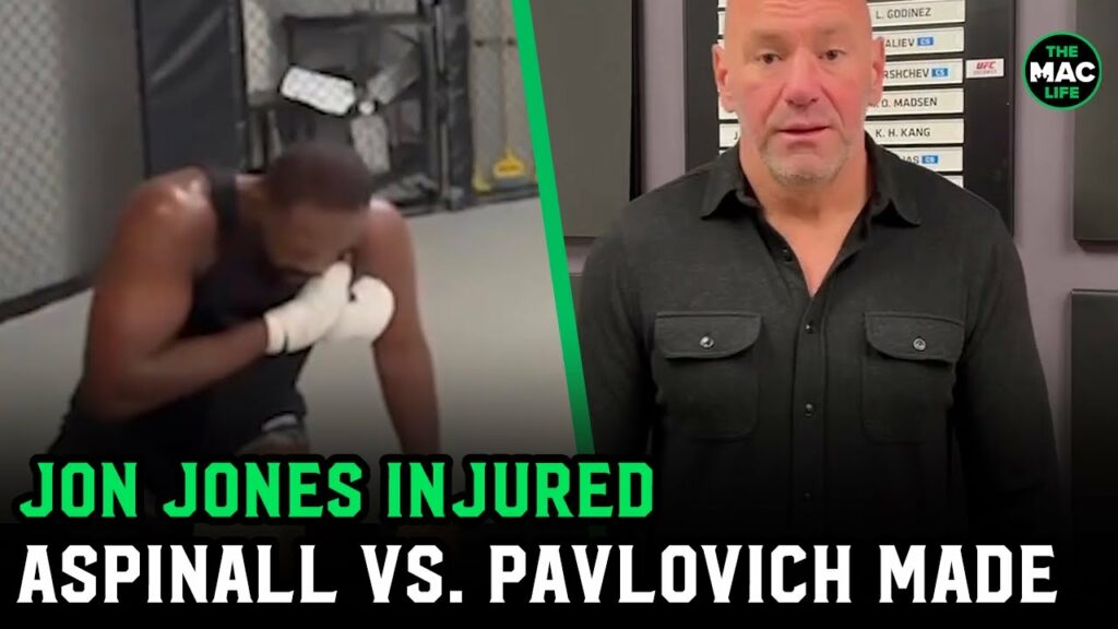 Dana White: "Jon Jones is injured, Tom Aspinall vs. Sergei Pavlovich announced for interim title"