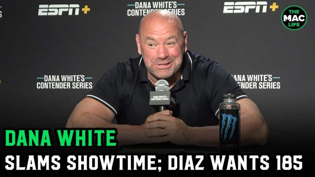 Dana White: Nick Diaz wants Robbie Lawler at 185, but Lawler hasn't said yes; blasts "S***-ShowTime"
