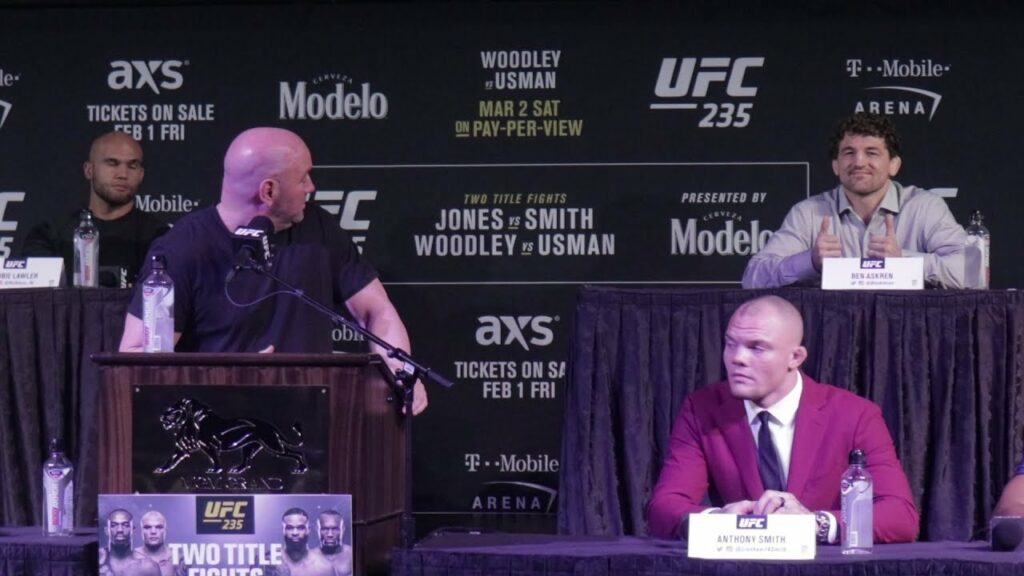 Dana White and Ben Askren Squash Their Beef at UFC 235 Press Conference