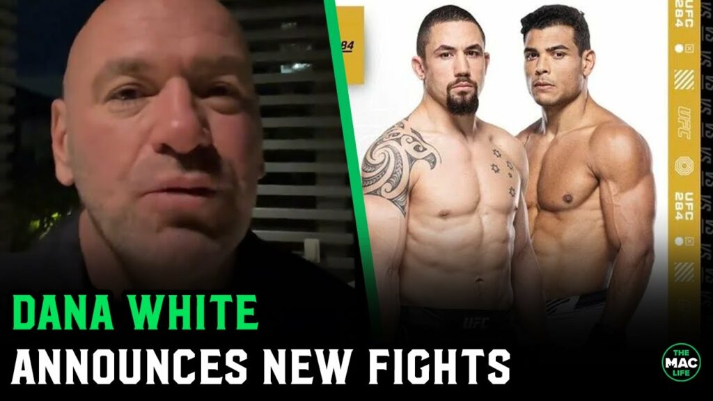 Dana White announces first fights for UFC 300!