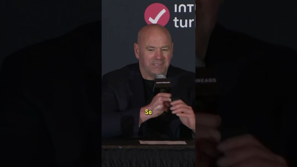 Dana White as Jean Silva's best man?? 🤣 #ufc314