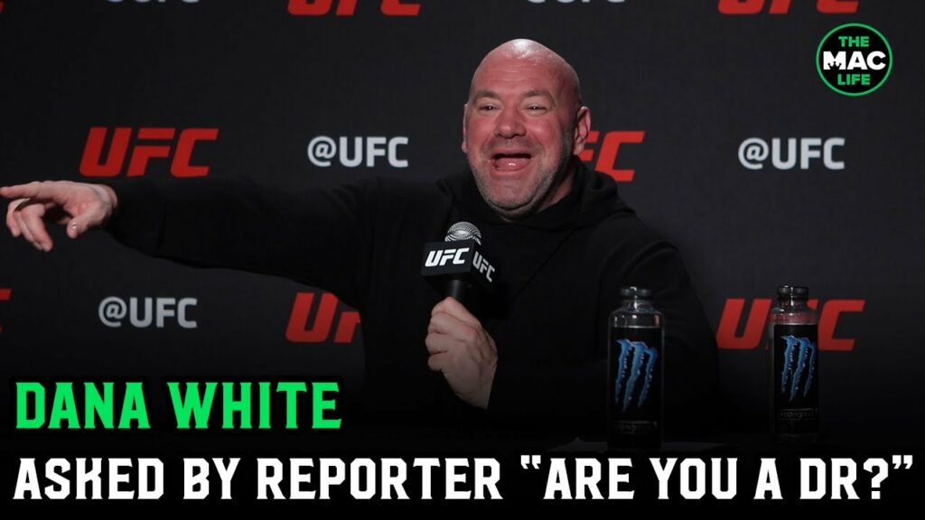 Dana White asked "Are you a Doctor?" by reporter as COVID debate breaks out