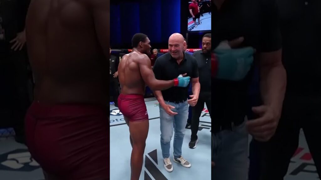 Dana White entered the Octagon after that one π #DWCS