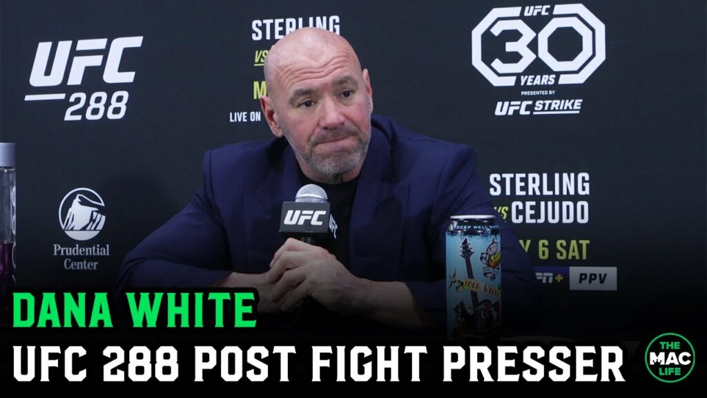 Dana White eyes Aljamain Sterling vs. Sean O’Malley in August | UFC 288 Post Fight Press Conference