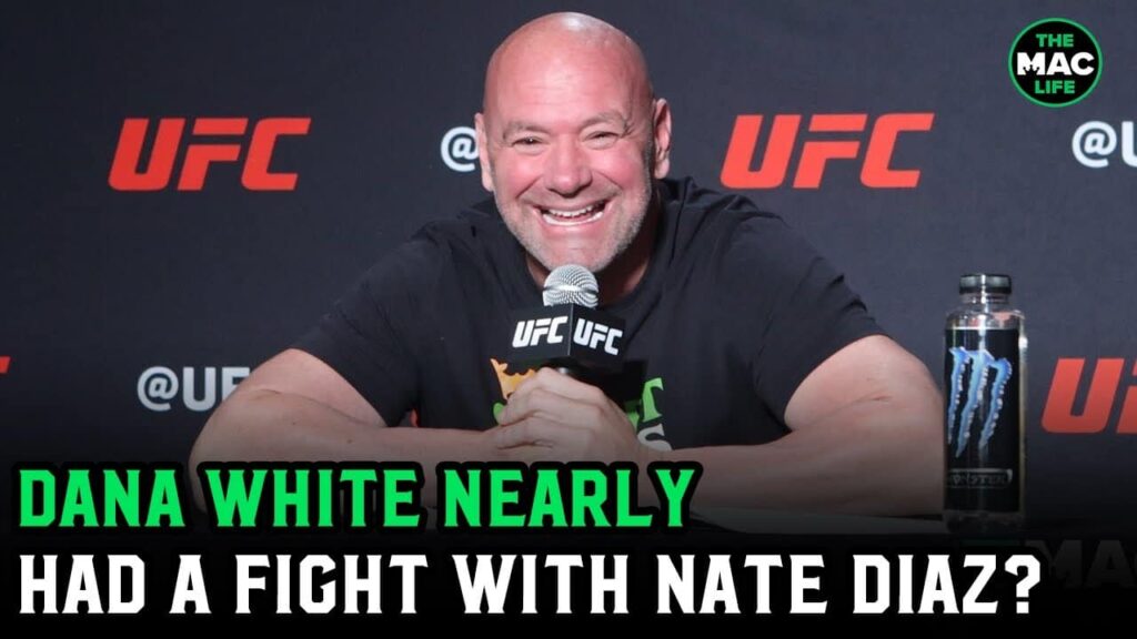 Dana White nearly had a nightclub fight with Nate Diaz? - "We were drinking!"