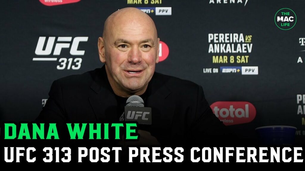 Dana White on Alex Pereira loss: ‘Probably do an immediate rematch’ | UFC 313 Post Press Conference