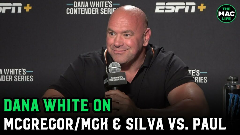 Dana White on Conor McGregor and MGK: "Crazy s*** happens in the fight business"