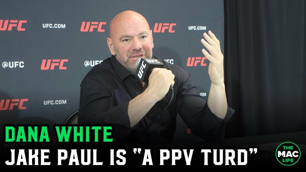 Dana White on Jake Paul: "Is this still a thing? He's a PPV turd"