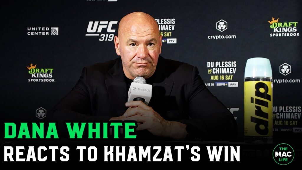 Dana White on Khamzat Chimeav’s win: 'DOMINATION' | UFC 319 Post Press Conference