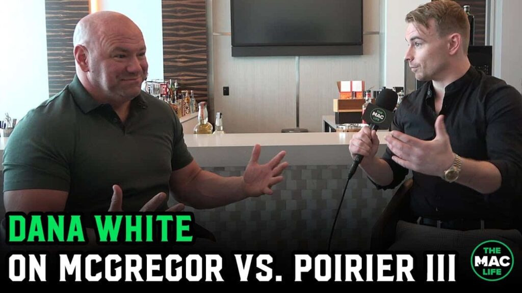 Dana White on McGregor vs. Poirier III: ‘It’s the perfect fight. The winner gets the title shot’