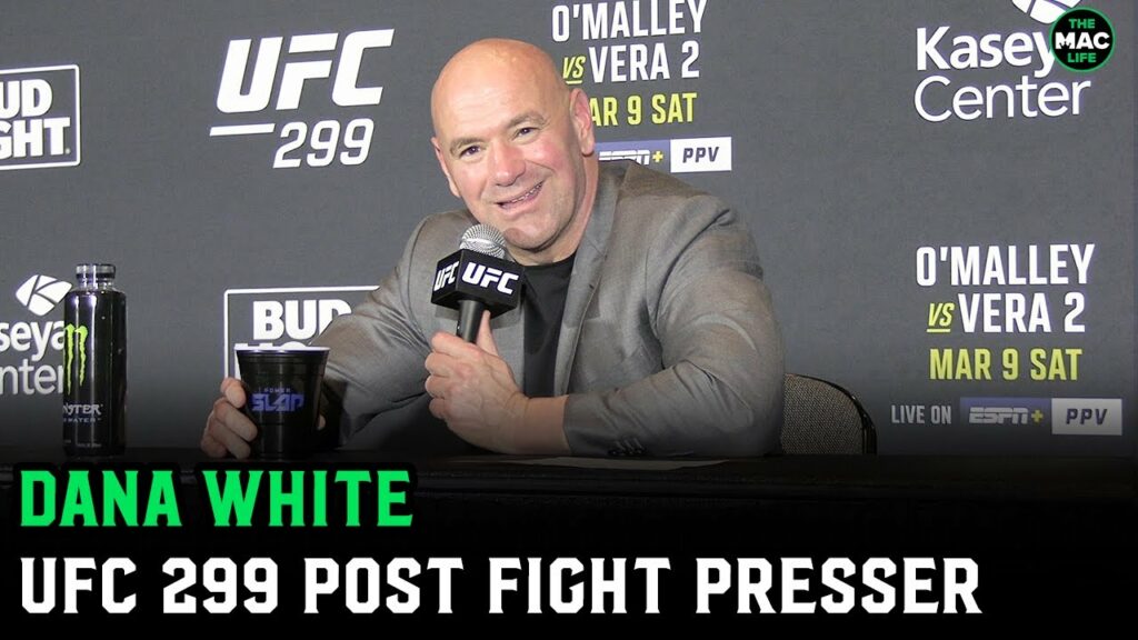 Dana White on Sean O'Malley: "He put on a clinic tonight" | UFC 299 Post Fight Press Conference