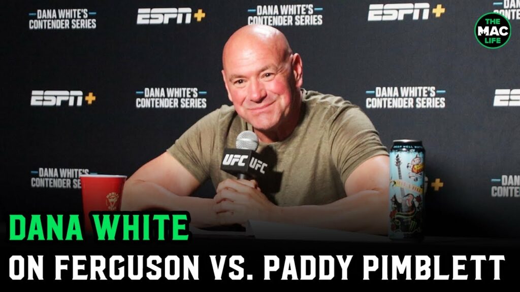 Dana White on Tony Ferguson vs. Paddy Pimblett: "Tony has looked damn good in his last fights"