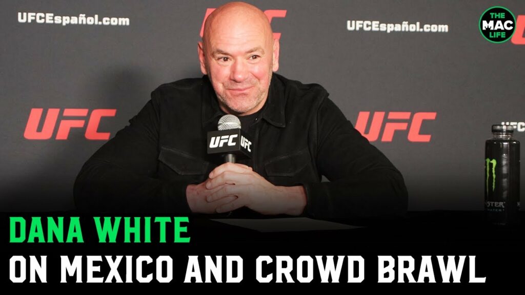 Dana White on UFC Mexico Crowd Brawl: 'Craziest s*** I've seen in my life'