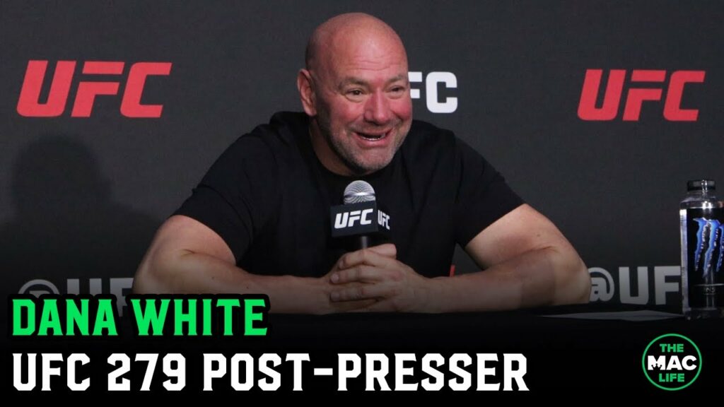 Dana White reacts to Nate Diaz win, Khamzat missing weight | UFC 279 Post Press Conference