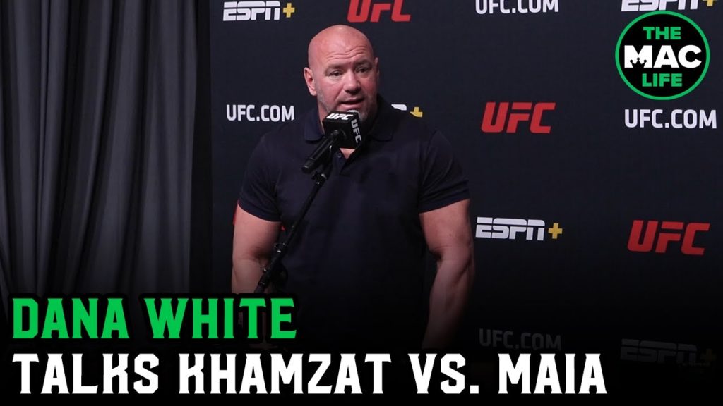 Dana White says Khamzat Chimaev vs. Demian Maia in works; Chimaev may fight twice over next 2 months
