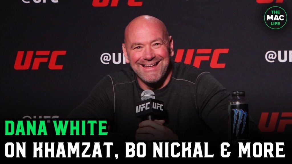 Dana White talks Khamzat Chimaev, Bo Nickal and wanting to give media "a night off"