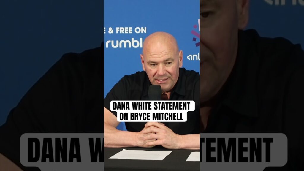 Dana White talks about Bryce Mitchell’s insane comments