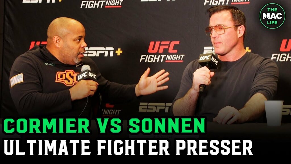 Daniel Cormier vs. Chael Sonnen: "I don’t get Sean Strickland criticism" | TUF Press Conference