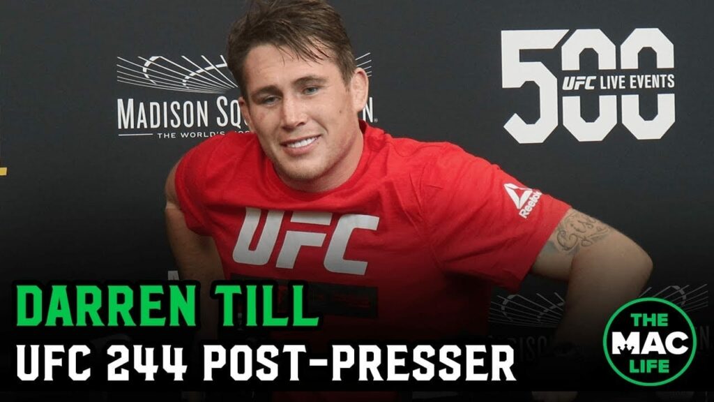 Darren Till admits he was "terrified" ahead of UFC 244 | UFC 244 Post Fight Press Conference