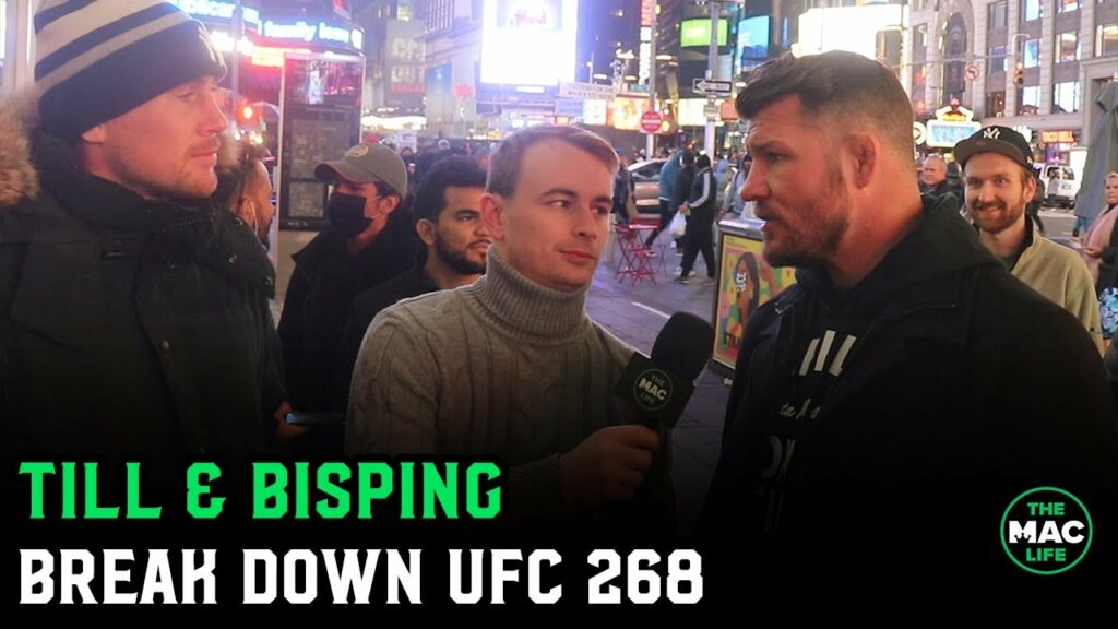 Darren Till and Michael Bisping break down UFC 268 from Times Square; Talk perseverance in MMA