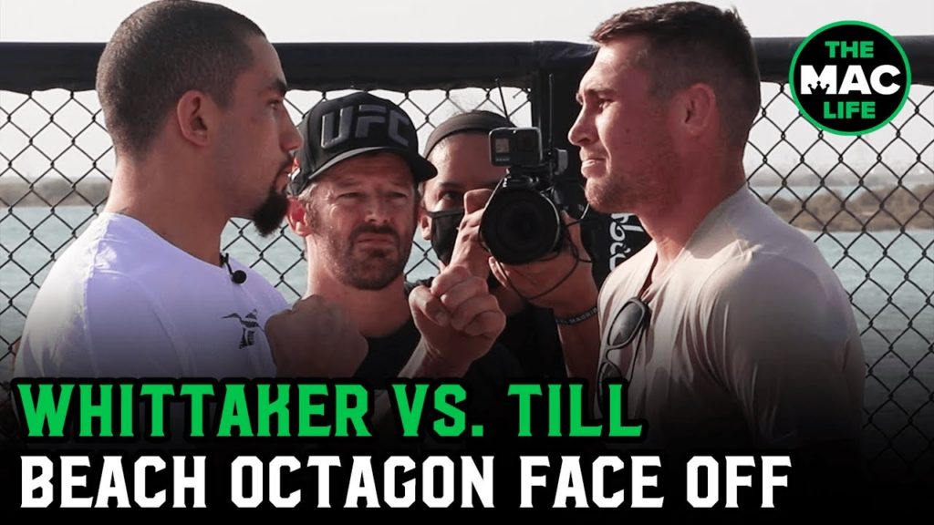 Darren Till and Robert Whittaker face off in the Octagon on the Beach | UFC Fight Island 3