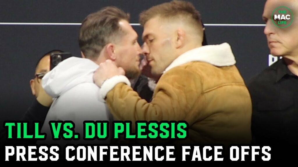 Darren Till vs. Dricus Du Plessis Face Off
