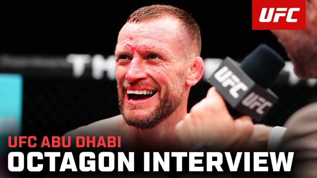 Davey Grant Octagon Interview | UFC Abu Dhabi