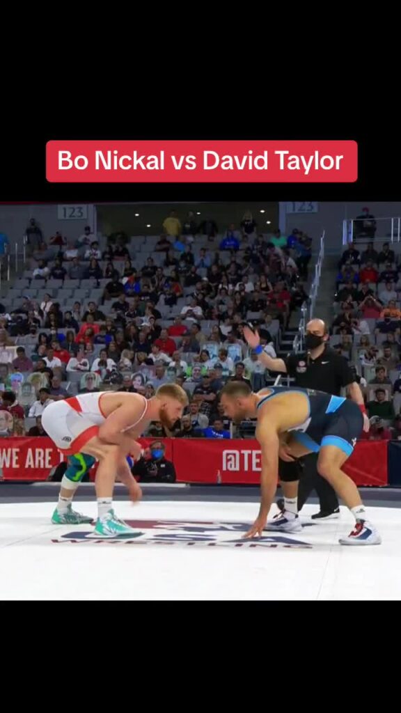 David Taylor VS Bo Nickal to qualify for the 2020 Tokyo Olympic Games: Men's fr
