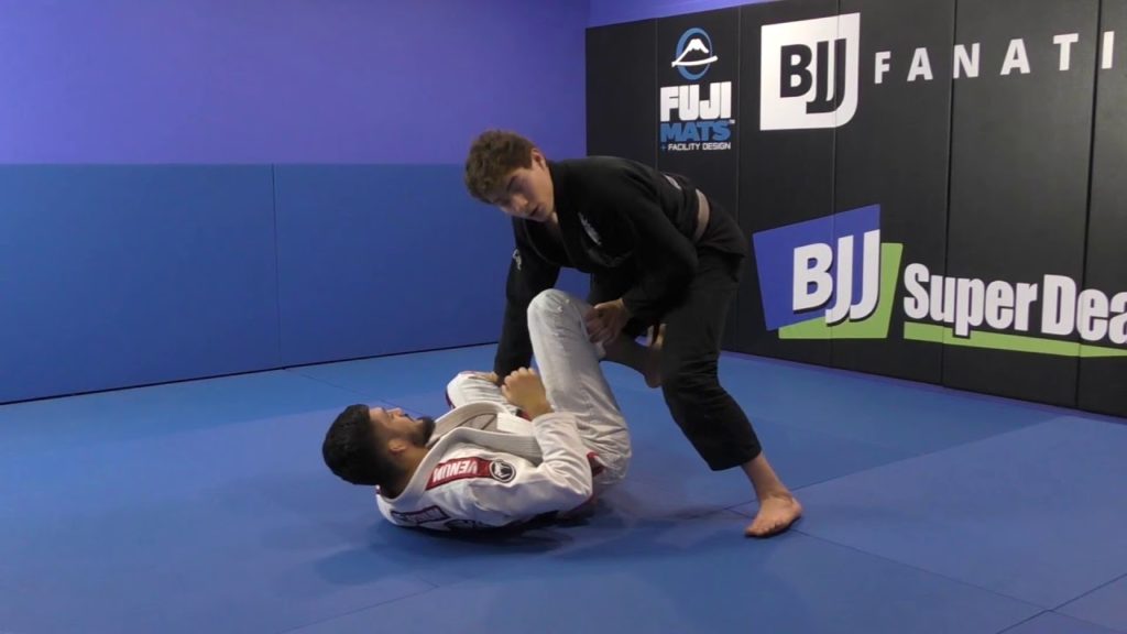 De La Riva to Back Take with Knee Pressure by Roberto Jimenez