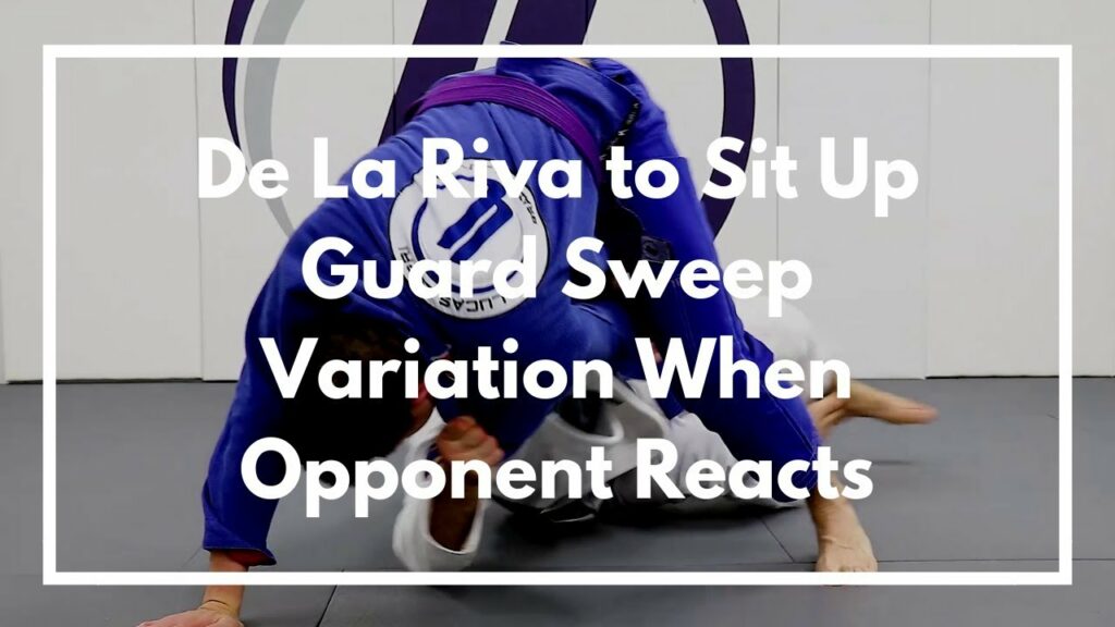 De La Riva to Sit Up Guard Sweep Variation When Opponent Reacts
