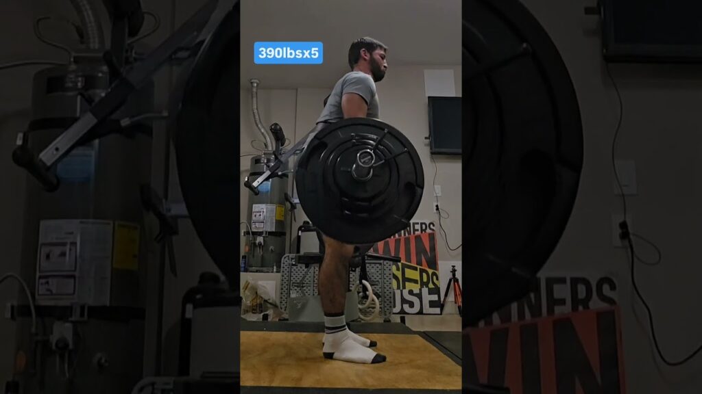 Deadlift 390lbsx5