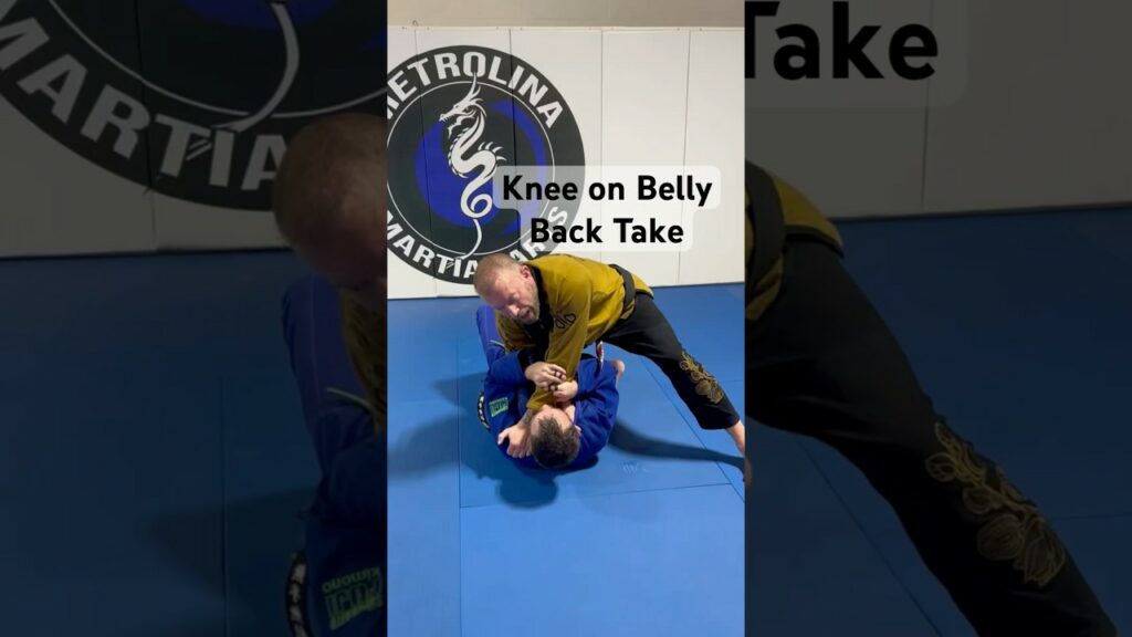 Deadlift Back Take from Knee on Belly