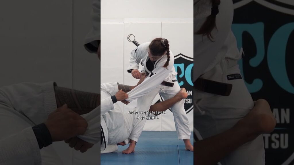 Deep De La Riva to X Guard | by Rolando Samson #jiujitsu #bjjclass #bjj #shorts