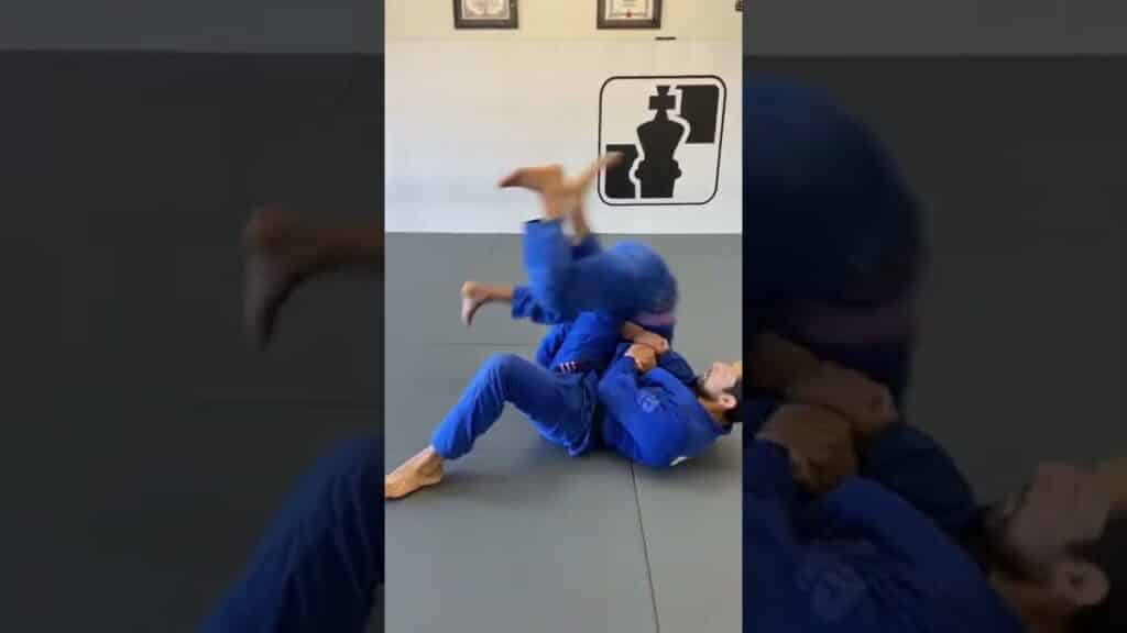 Deep Half Guard Counter to Kimura