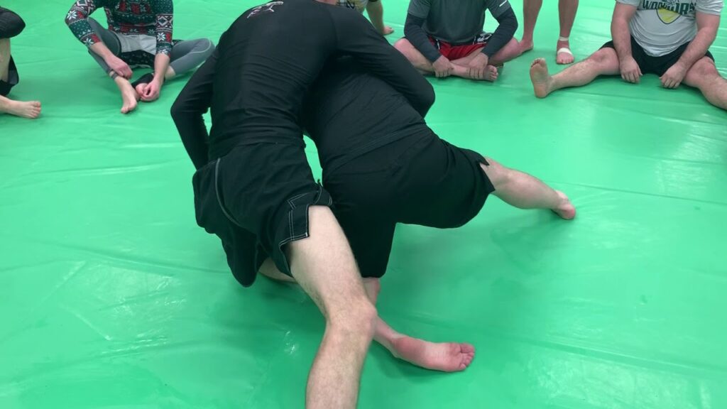 Deep Half Guard:  Entry and Back Take (from Combat Base)