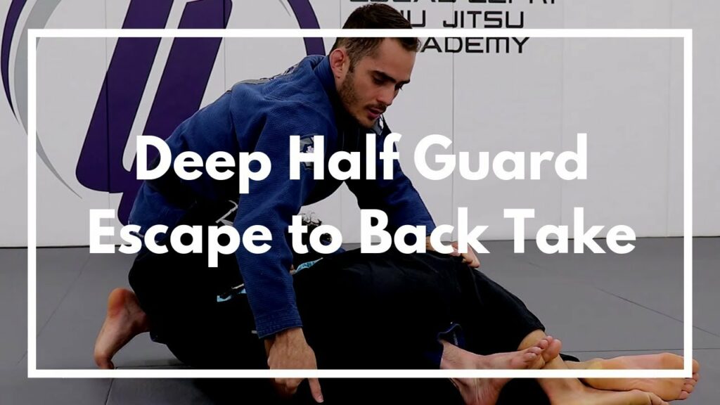 Deep Half Guard Escape to Back Take