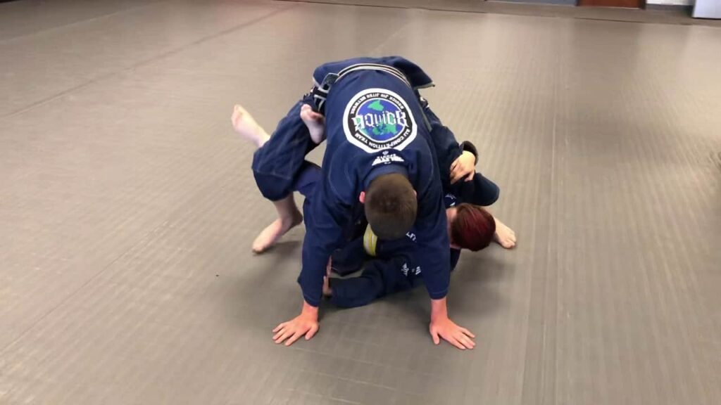 Deep Half to X Guard Sweep