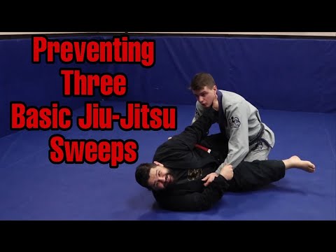 Defending Basic Sweeps from the Guard in Jiu-Jitsu