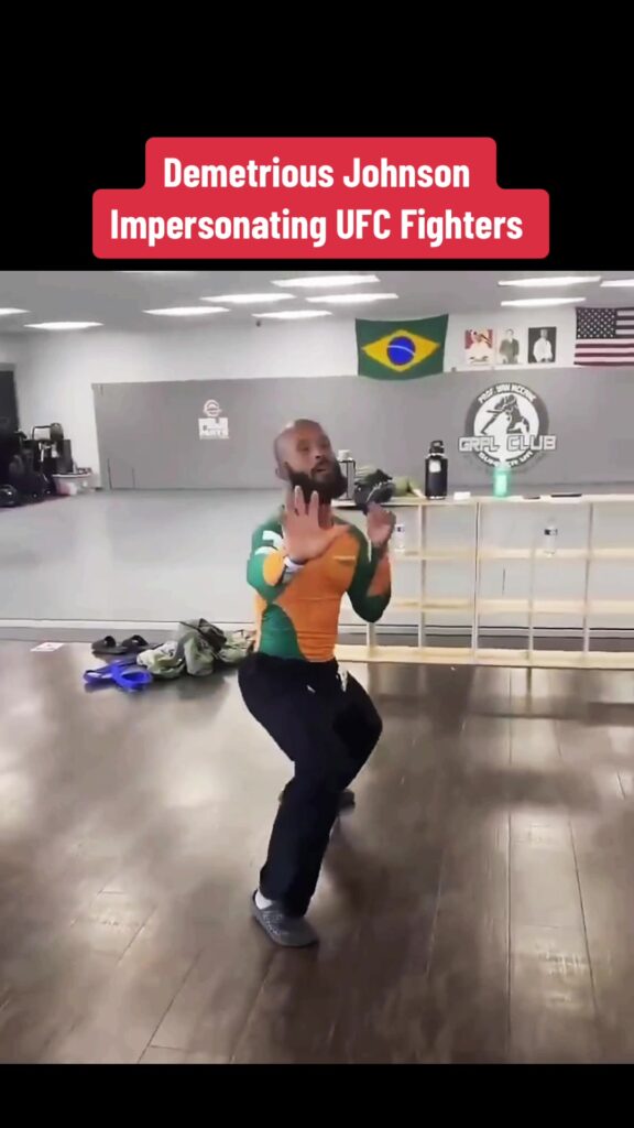Demetrious ‘Might Mouse’ Johnson impersonates UFC Fighters.