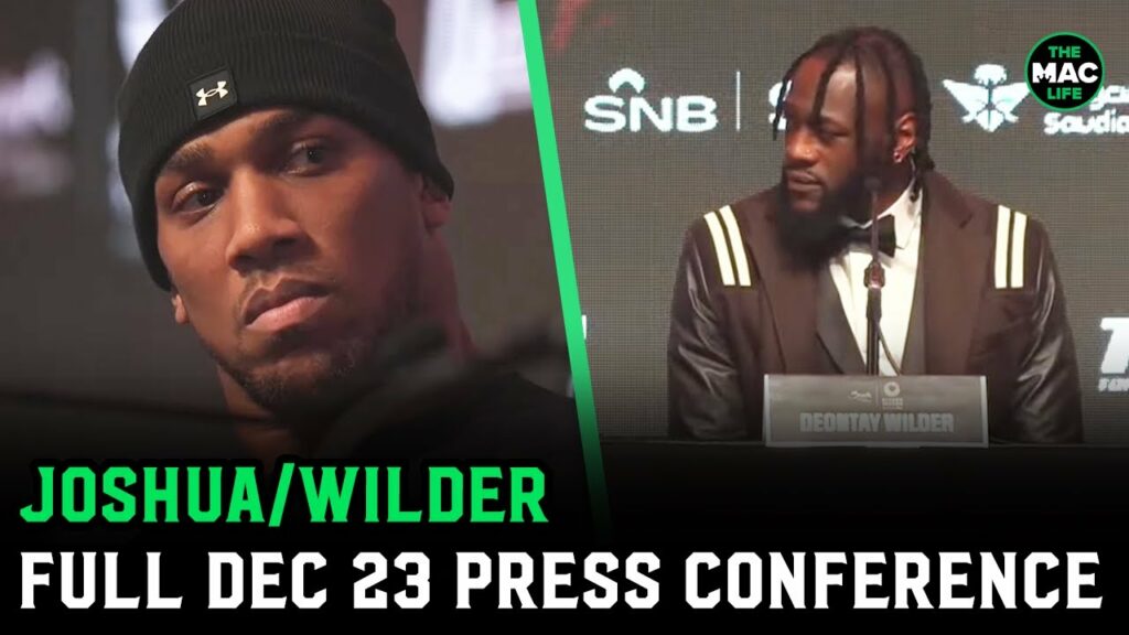 Deontay Wilder & Anthony Joshua Same Night Press Conference